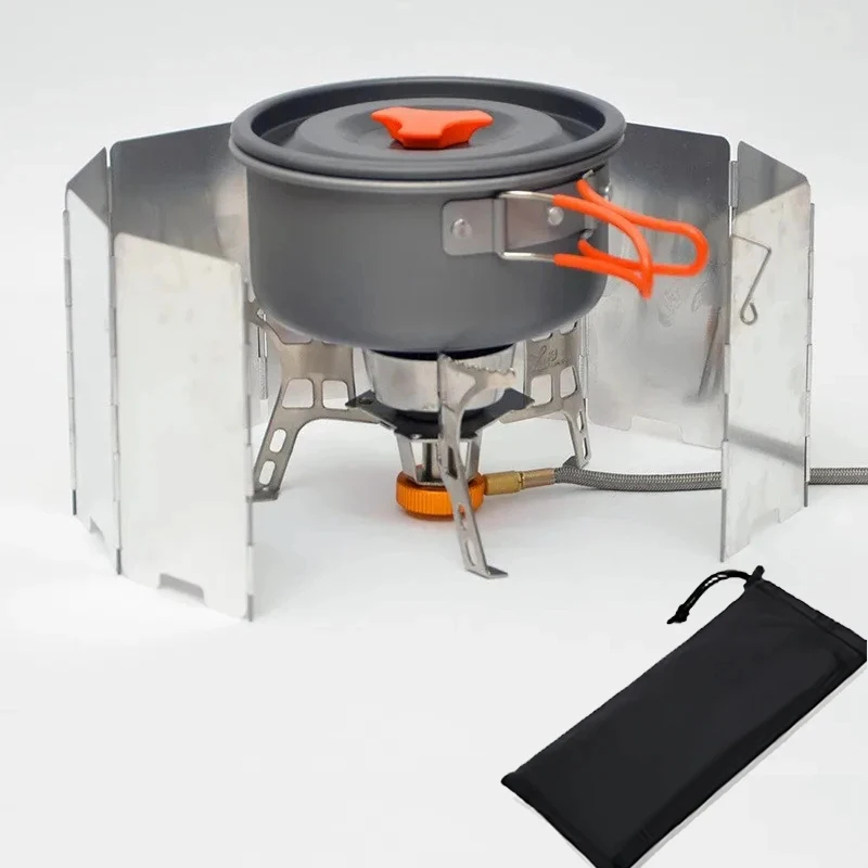 Outdoor Camping Heater For Tent - 8/10태블릿형 가스레인지, 방풍 야외 캠핑 피크닉