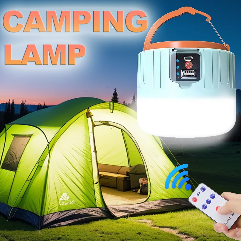 Outdoor Camping Lamp - 태양열 캠핑 랜턴 충전식 LED 휴대용