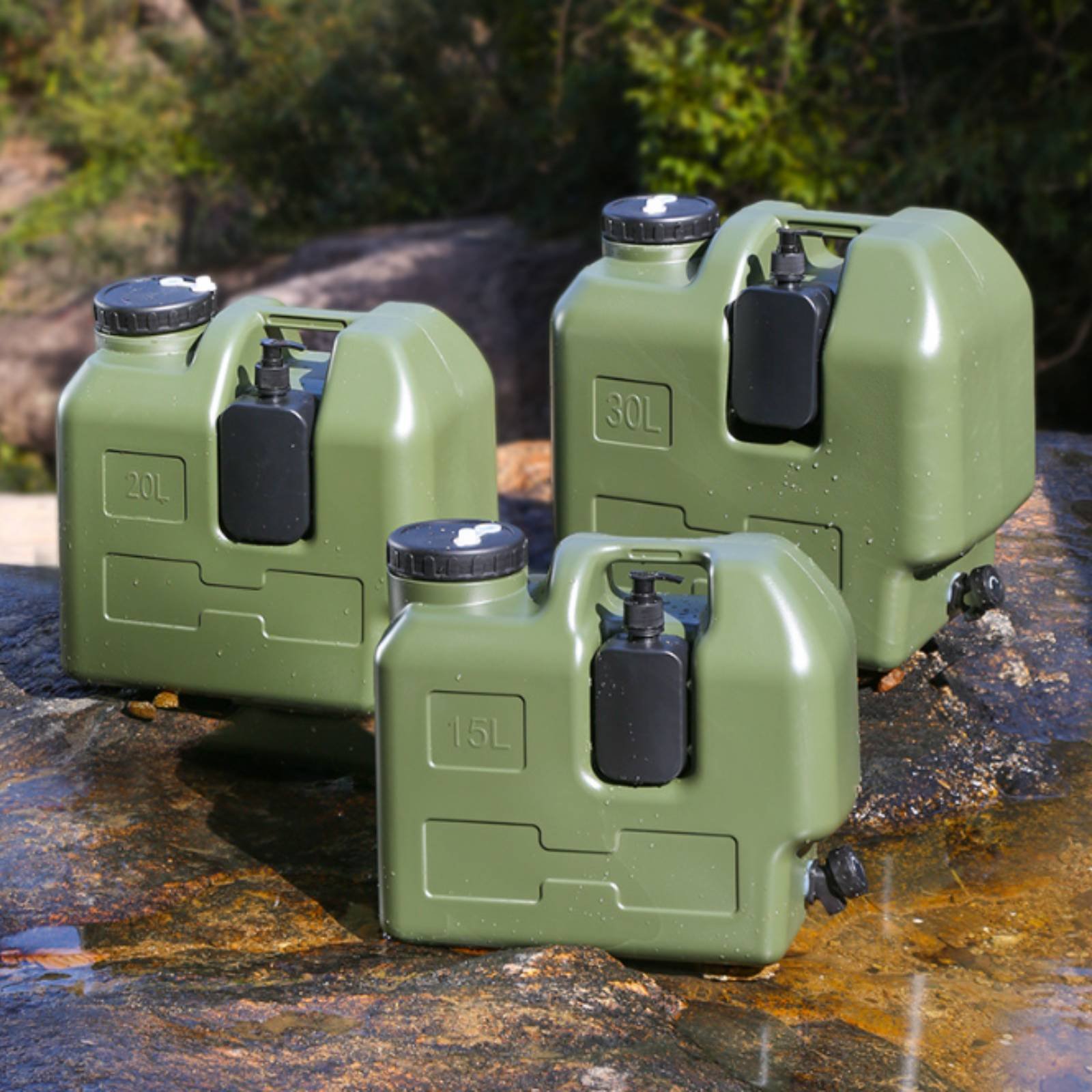Outdoor Camping Food - 스피곳이 있는 물통 식품 등급 PE