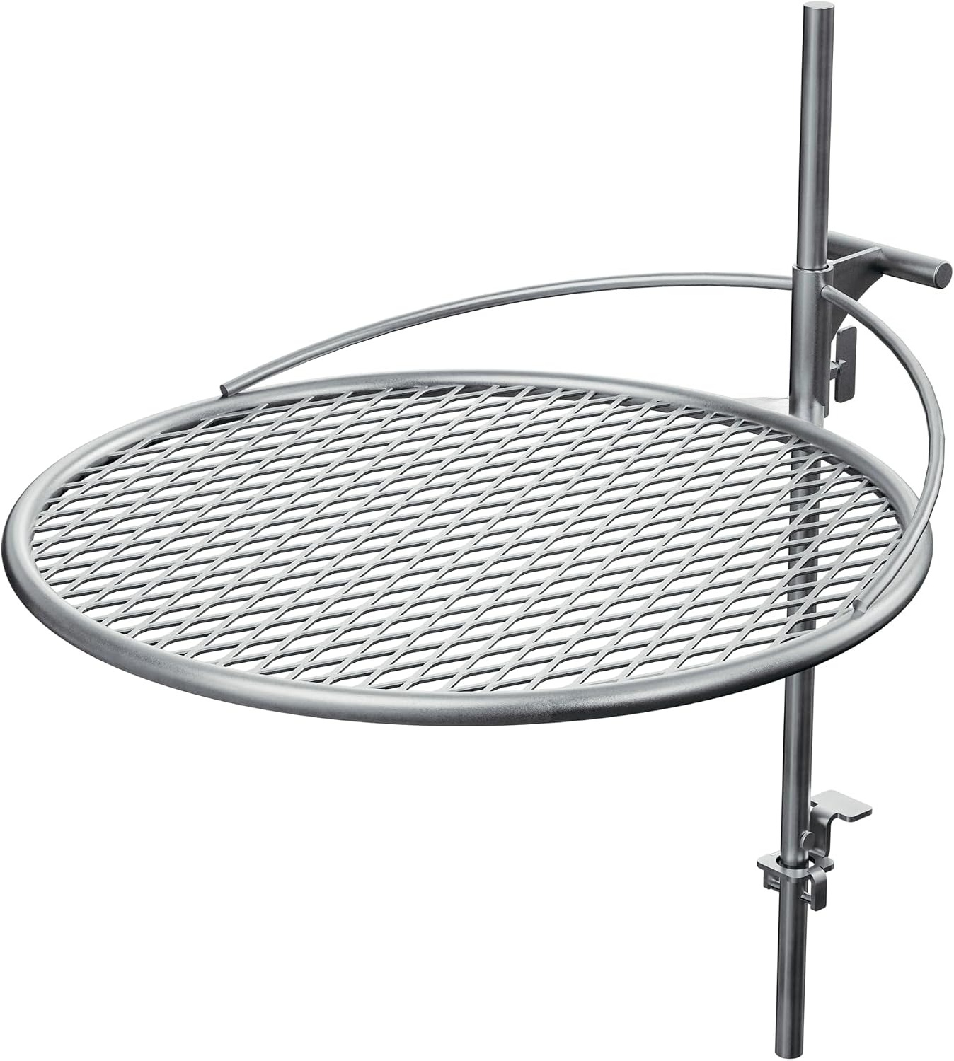 Outdoor Camping Fire Pit - 24인치 스테인리스 스틸 캠프파이어 그릴, 내구성
