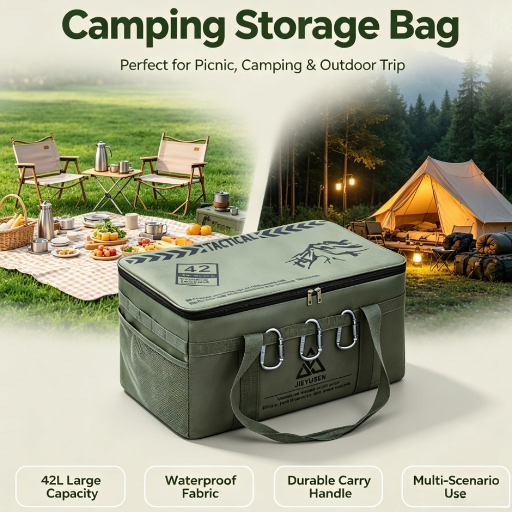 Outdoor Camping Uk - 30/42L 접이식 휴대용 야외 피크닉 식기