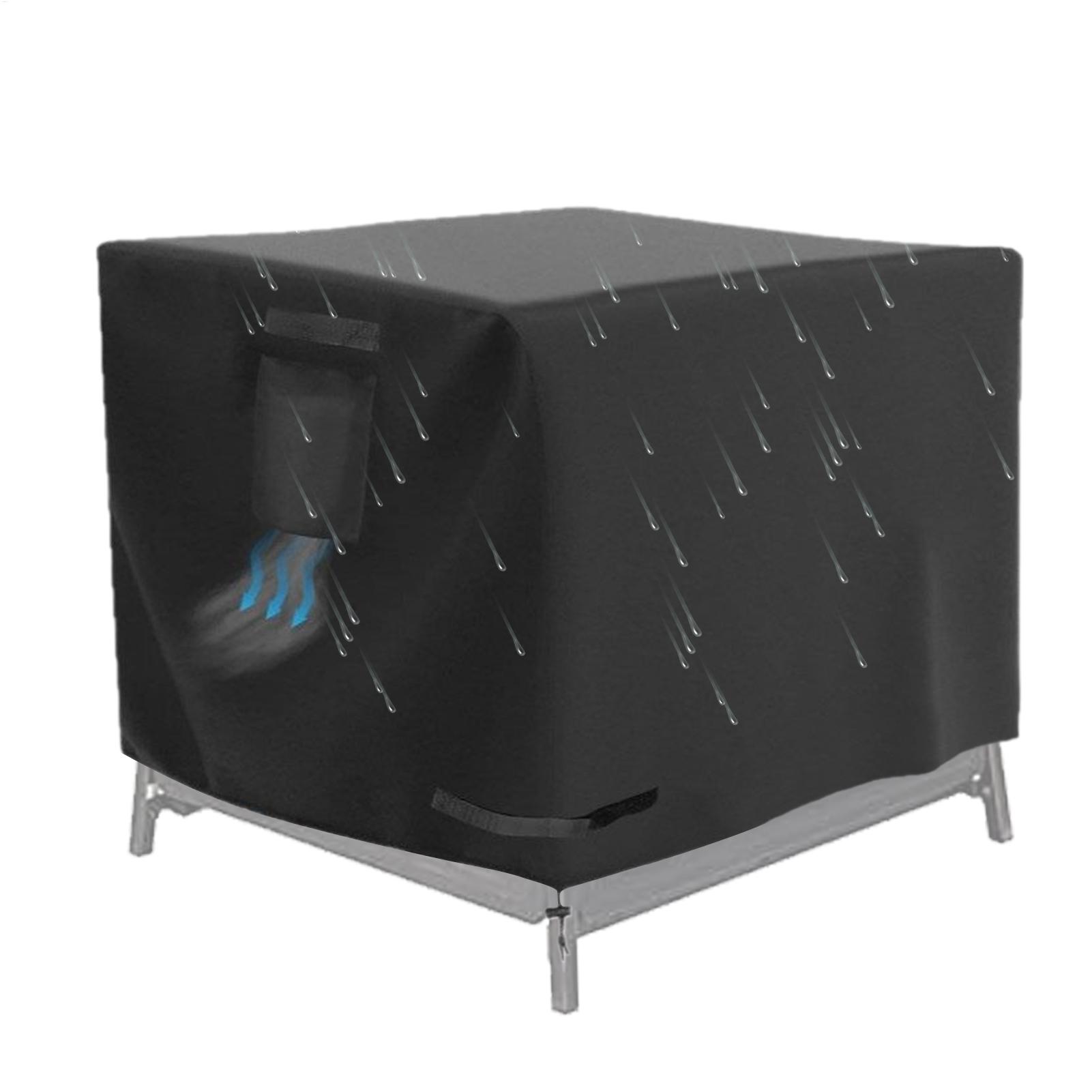 Outdoor Camping Fire Pit - 화로 덮개 사각형 30인치 방수 보호막