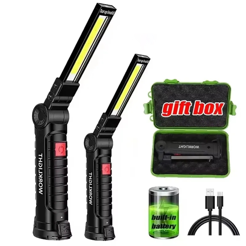 Outdoor Camping Lamp - 휴대용 손전등 USB 충전식 LED 작업등