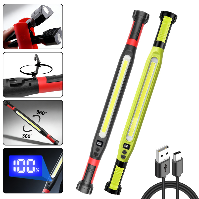 Outdoor Camping Lamp - COB 작업등 타입-C 충전식 자석 방수
