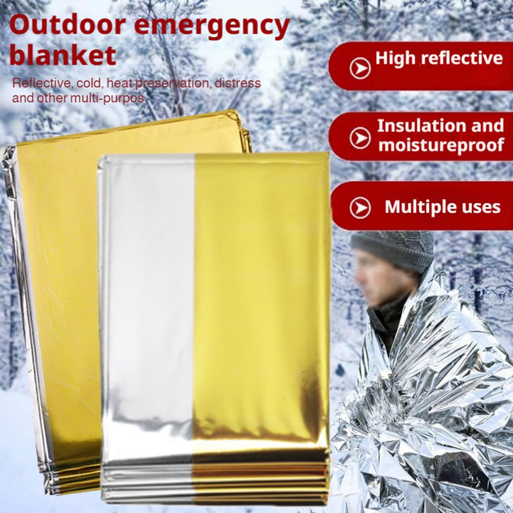 Outdoor Camping Heated Blanket - 저체온증 구조 응급처치 캠프용 포일 마일라