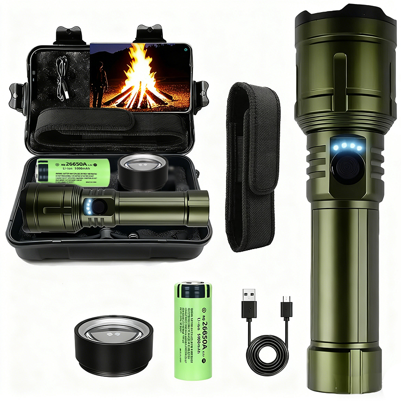 Outdoor Camping Lamp - 초강력 손전등 집중 점화 손전등 방수
