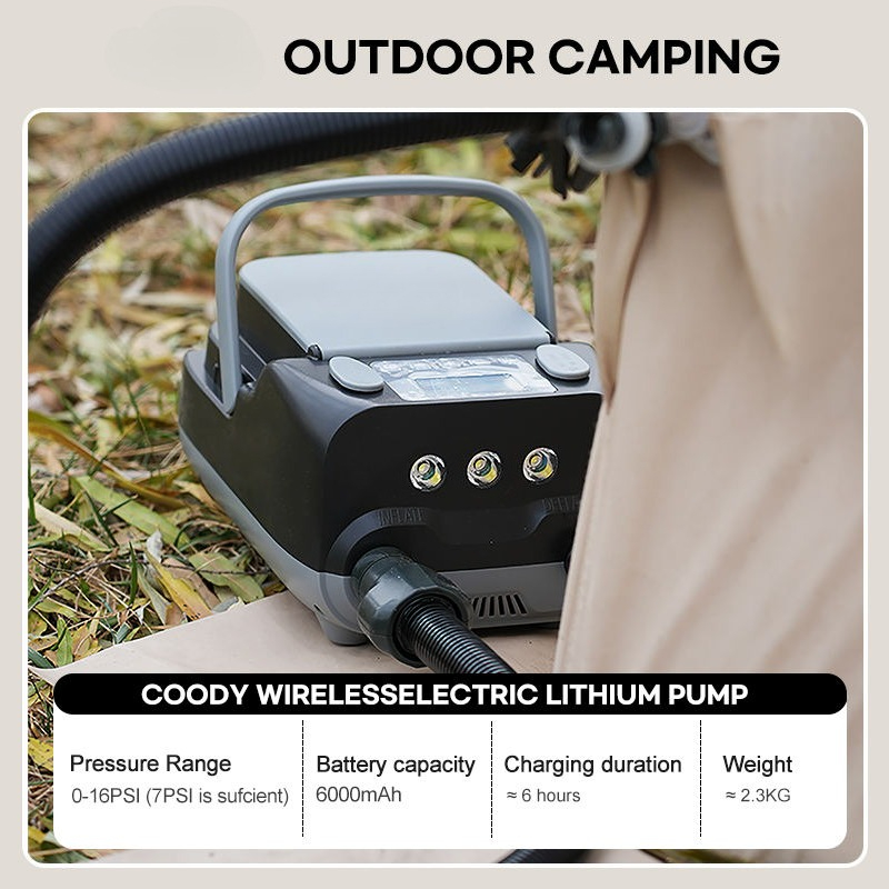 Outdoor Inflatable Camping Tent With Air Pump - 인플레이터블 에어 펌프 야외 캠핑 텐트