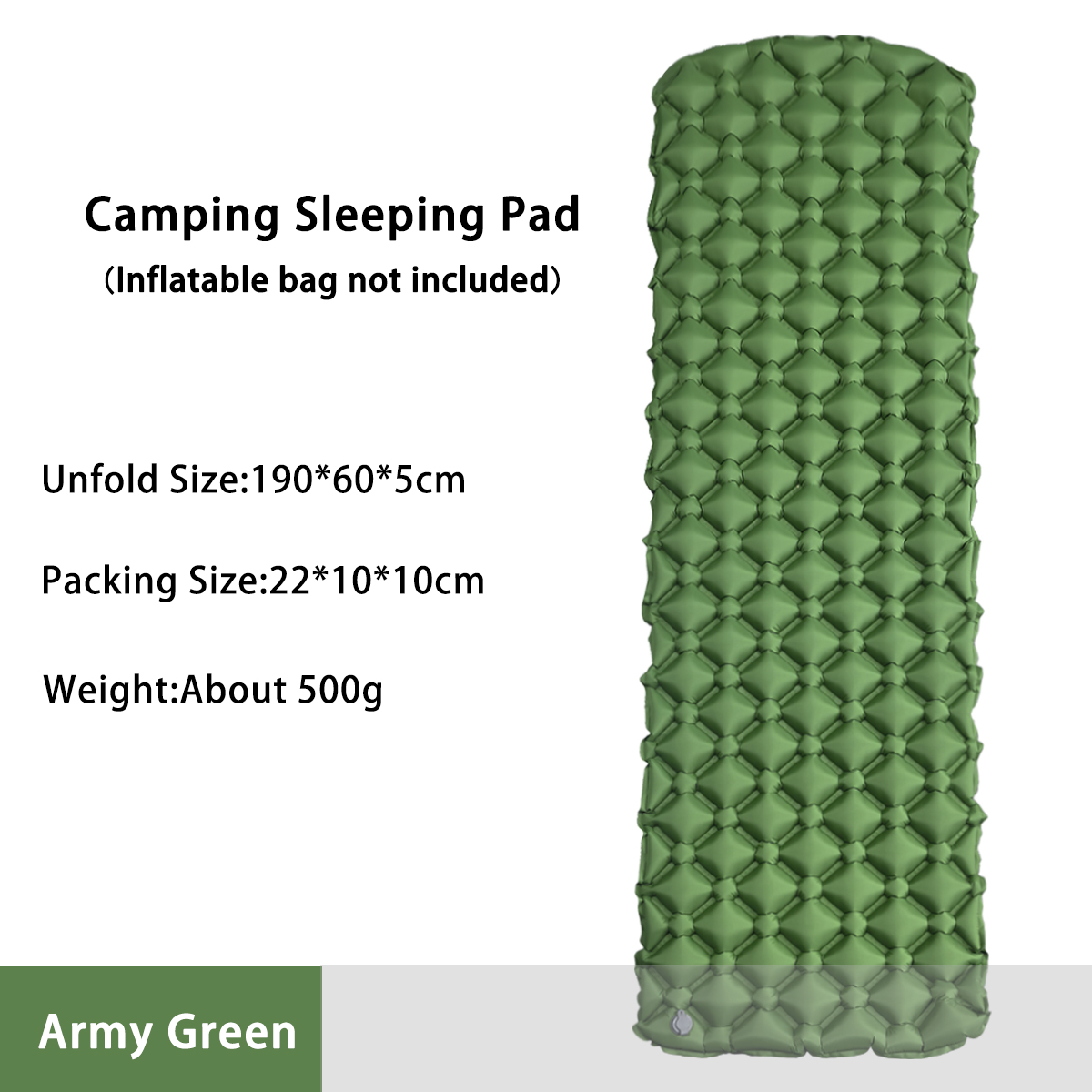 Outdoor Camping Mat - 캠핑용 에어매트 텐트 접이식 캠프 침대
