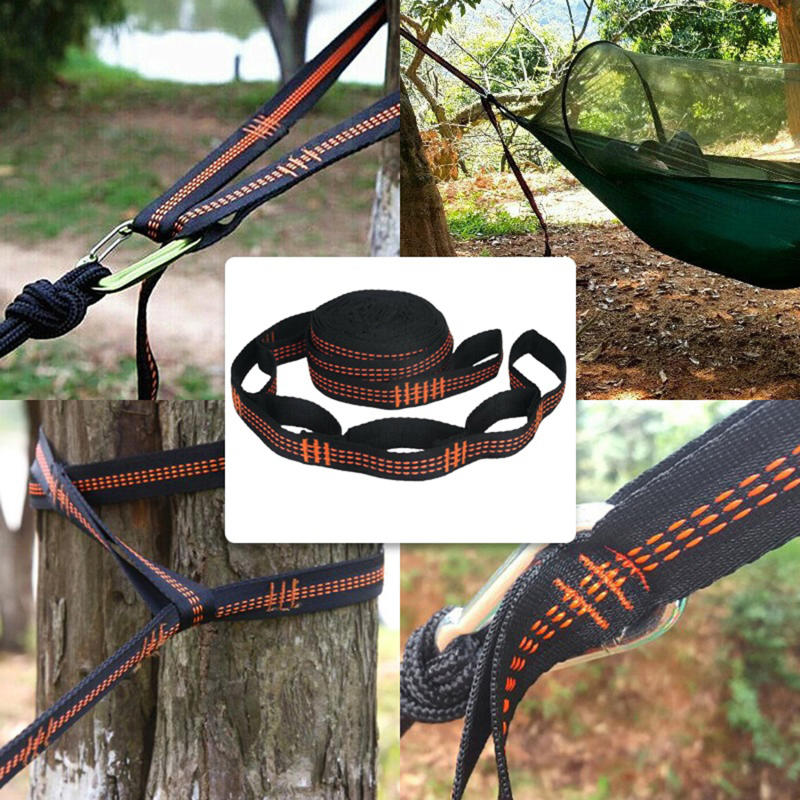 2pcs 해먹 스트랩 특수 강화 폴리 에스터 스트랩 야 - Outdoor Camping Hammock 리뷰 및 가격
