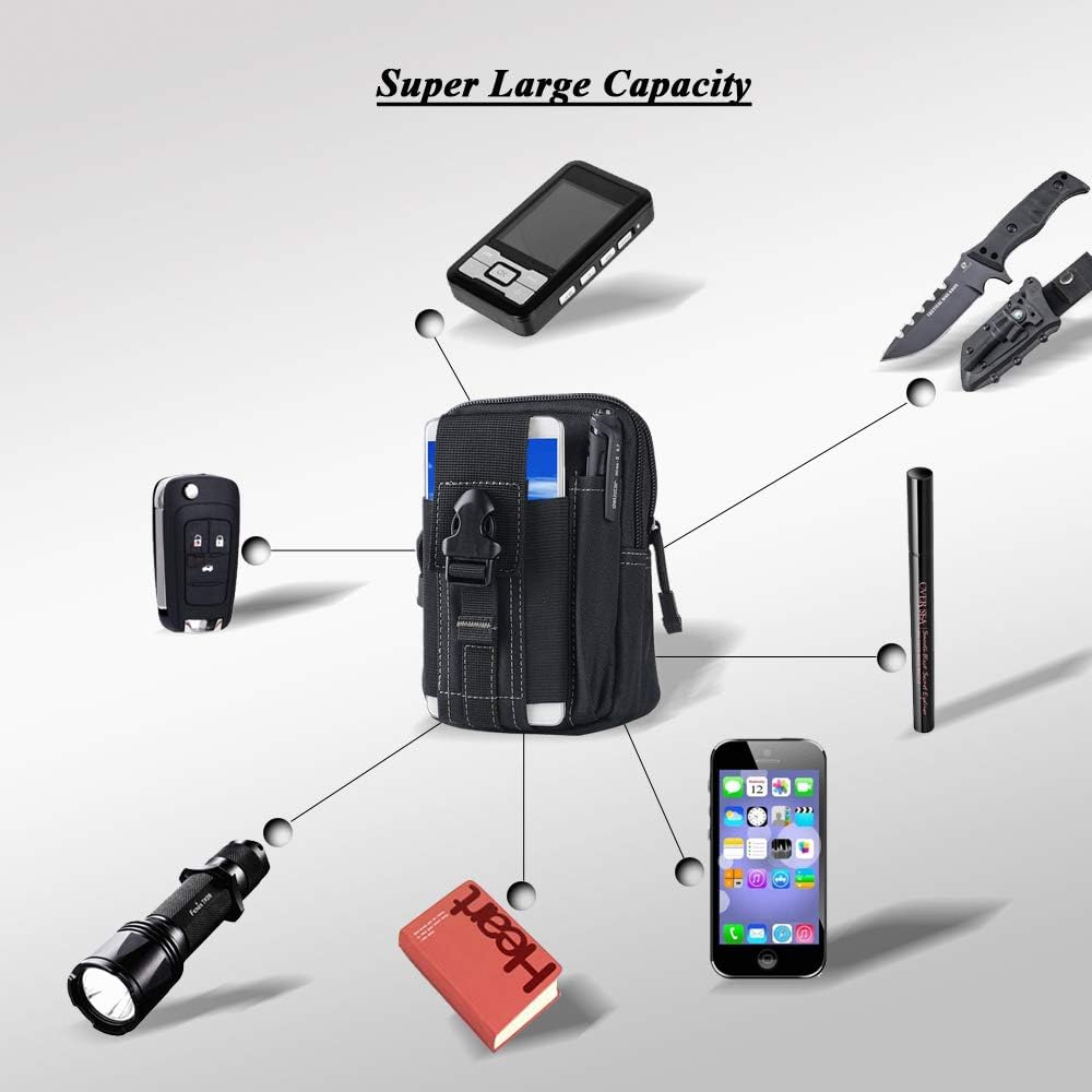 전술 몰리 벨트 파우치 군용 허리 가방 EDC 도구 주 - Outdoor Camping Items 리뷰 및 가격