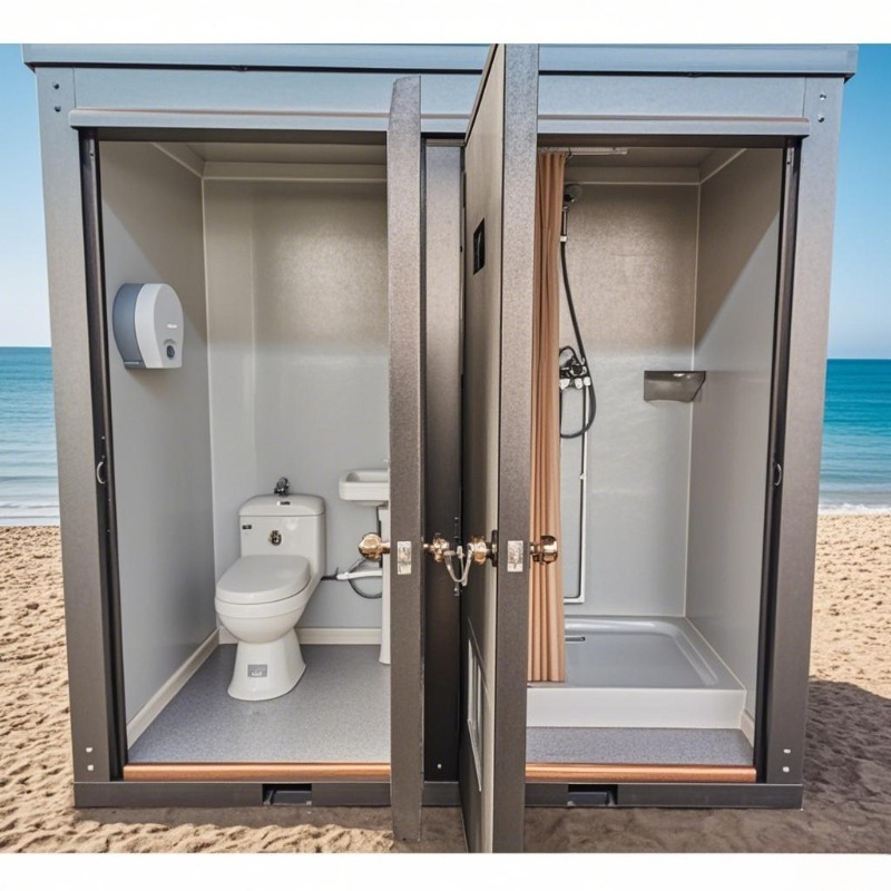 공공 건물용 이동식 화장실 및 이동식 샤워실 유닛 (캠 - Outdoor Camping Toilet 리뷰 및 가격