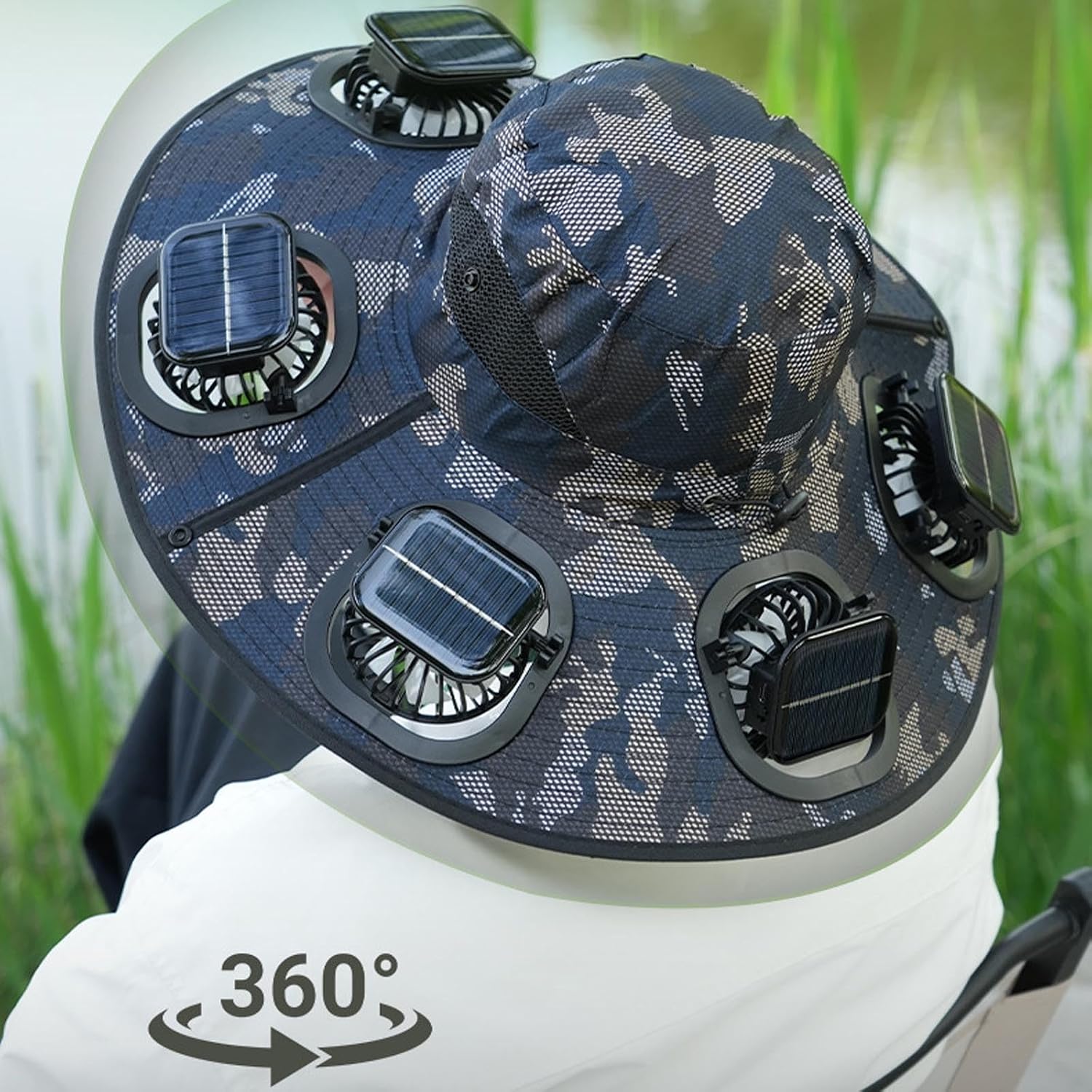 2026 핫썸머 6팬 바이저 캡 솔라 팬 모자 통기성  - Outdoor Camping Fans 리뷰 및 가격