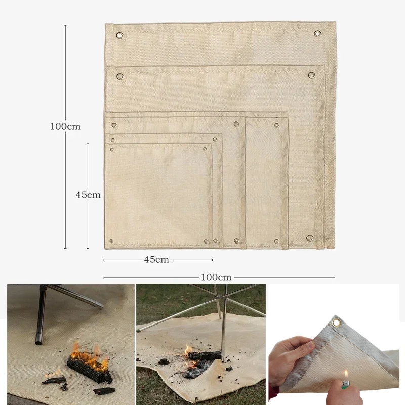 캠핑 내화 매트 내열 담요 야외 화덕 패드 바베큐 그릴 - Outdoor Camping Fire Pit 리뷰 및 가격