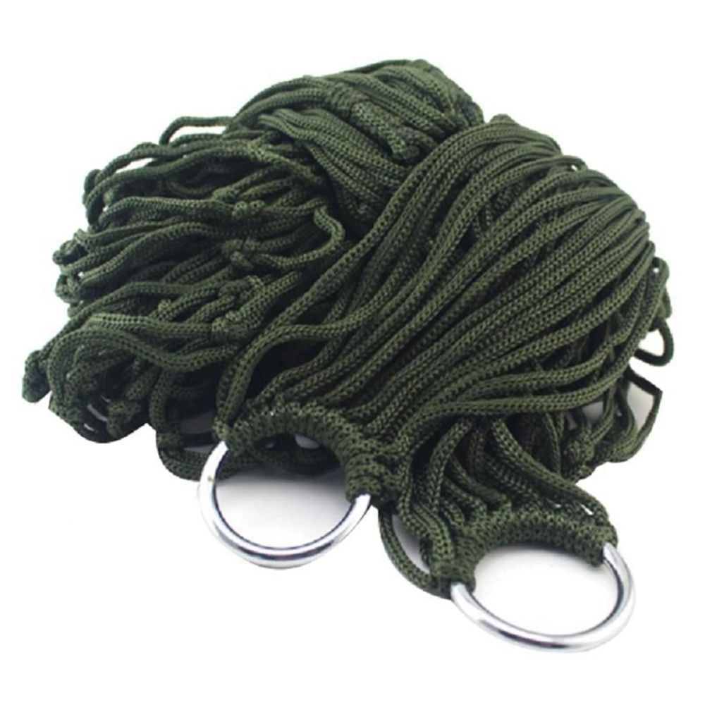 로프 나일론 메쉬 해먹 휴대용 패브릭 캠핑 해먹 접이식 - Outdoor Camping Hammock 리뷰 및 가격