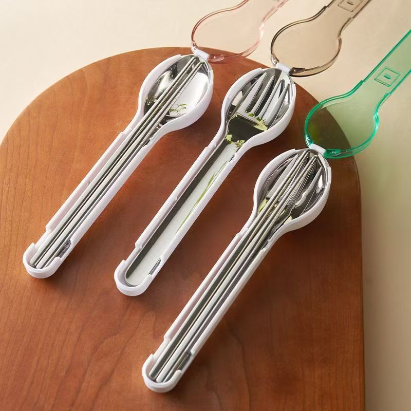 휴대용 수저 세트 보관함 포함 캠핑 여행 야외 식기 스 - Outdoor Camping Knife 리뷰 및 가격