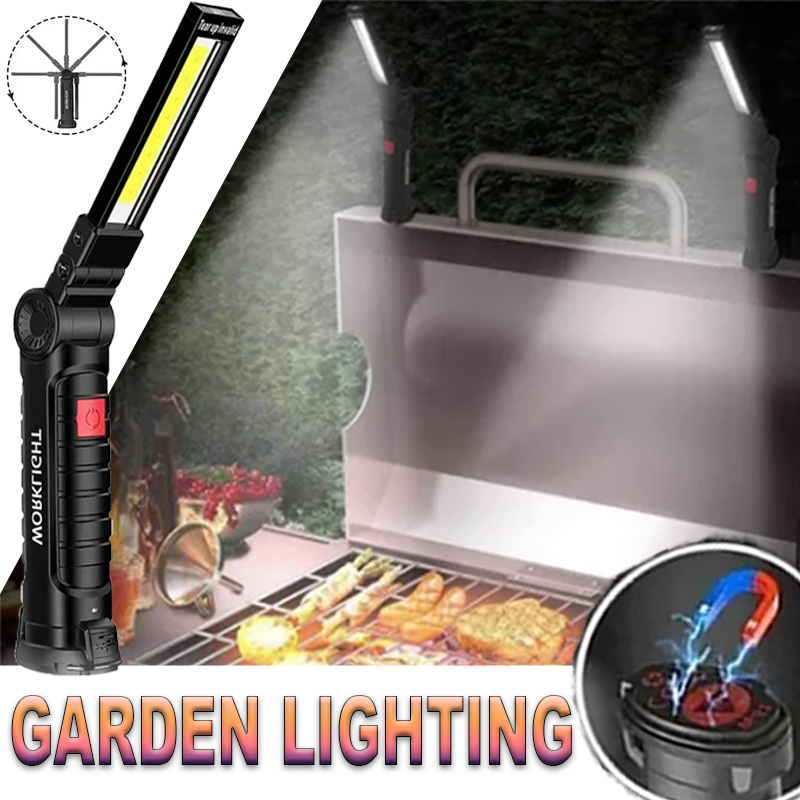 마그네틱 후크가있는 휴대용 LED 손전등 야외 수리 작 - Outdoor Camping Lamp 리뷰 및 가격