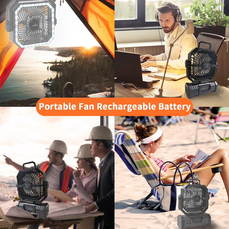 20000mAh 캠핑 천장 선풍기, 충전식 배터리 구동 - Outdoor Camping Fans 리뷰 및 가격