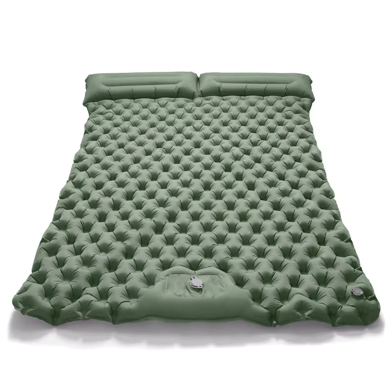 캠핑용 휴대용 더블 에어 매트리스, 가벼운 접이식 수면 - Outdoor Inflatable Camping Tent With Air Pump 리뷰 및 가격