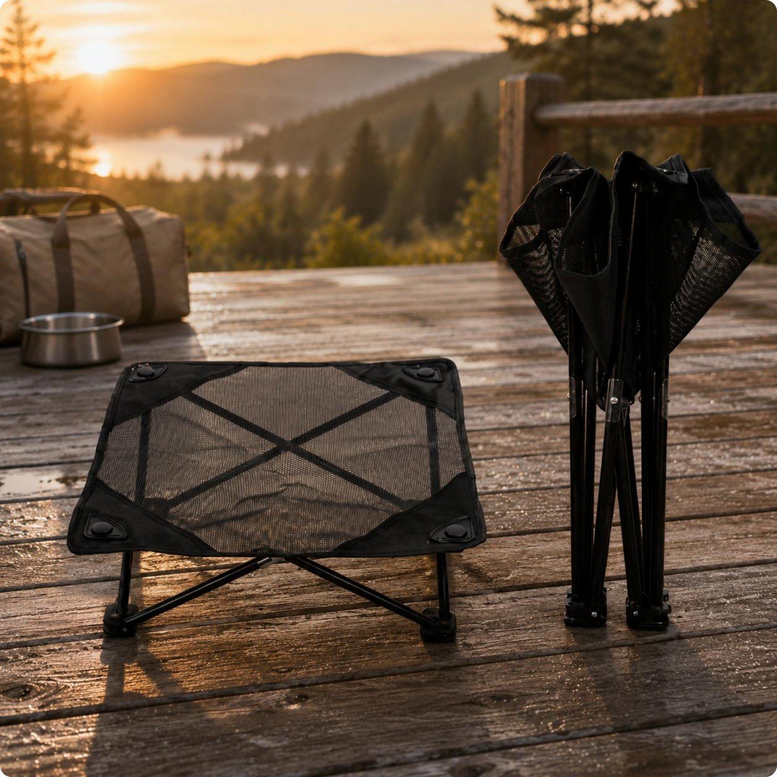 야외 휴식 플랫폼 높이 조절 가능 휴대용 쿨링 침대 ( - Outdoor Camping Cot 리뷰 및 가격