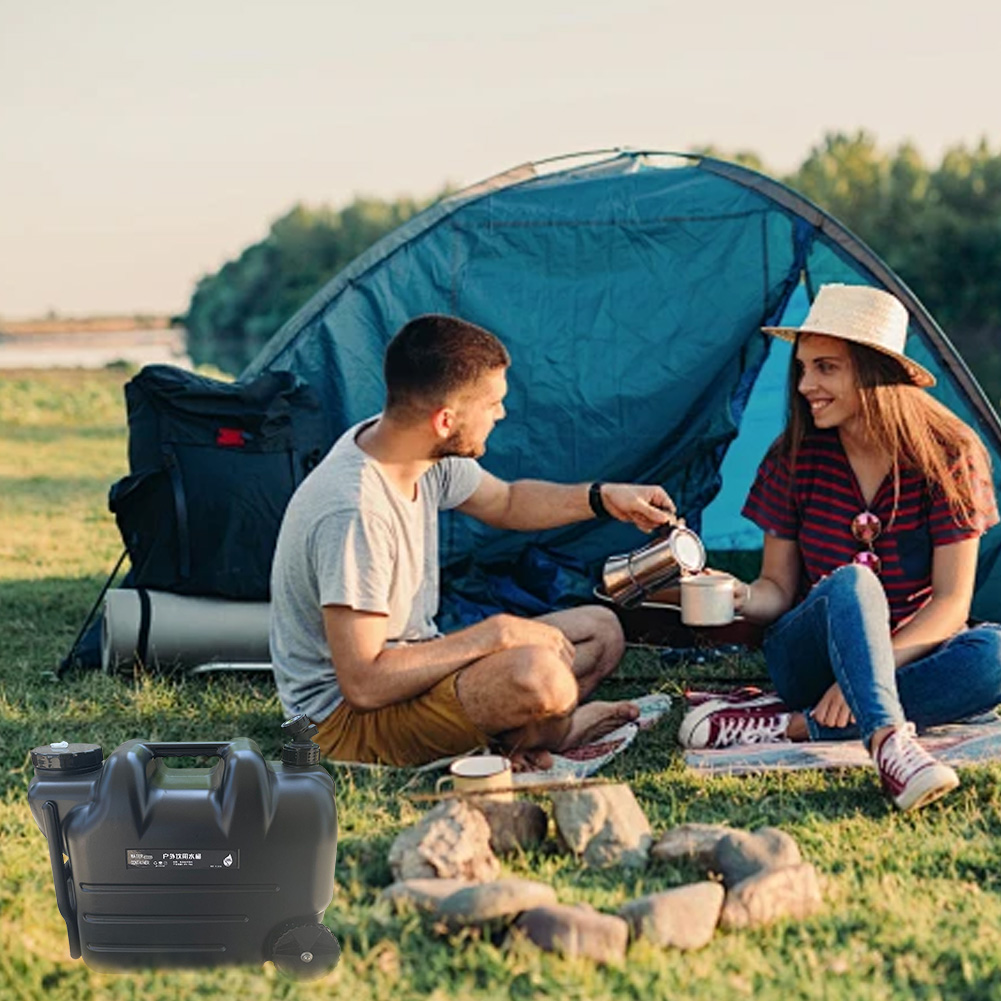 수전 및 바퀴가 있는 캠핑 야외 양동이, 휴대용 트롤리 - Outdoor Camping Water Tank 리뷰 및 가격