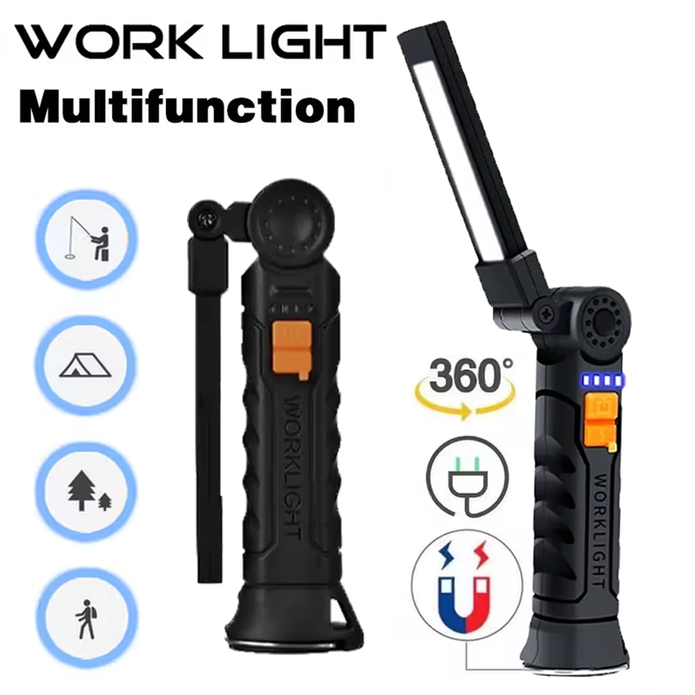 야외 캠핑을 위한 내장 배터리가 있는 자기 비상 작업  - Outdoor Camping Lamp 리뷰 및 가격