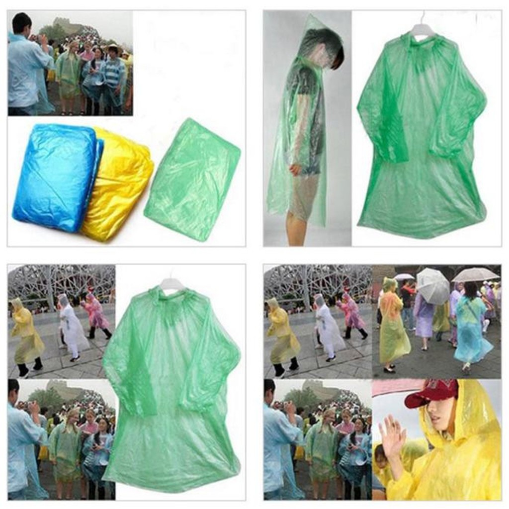 일회용 우비 야외용 레인 케이프 얇은 방수 휴대용 다색 - Camping Rain Poncho 리뷰 및 가격