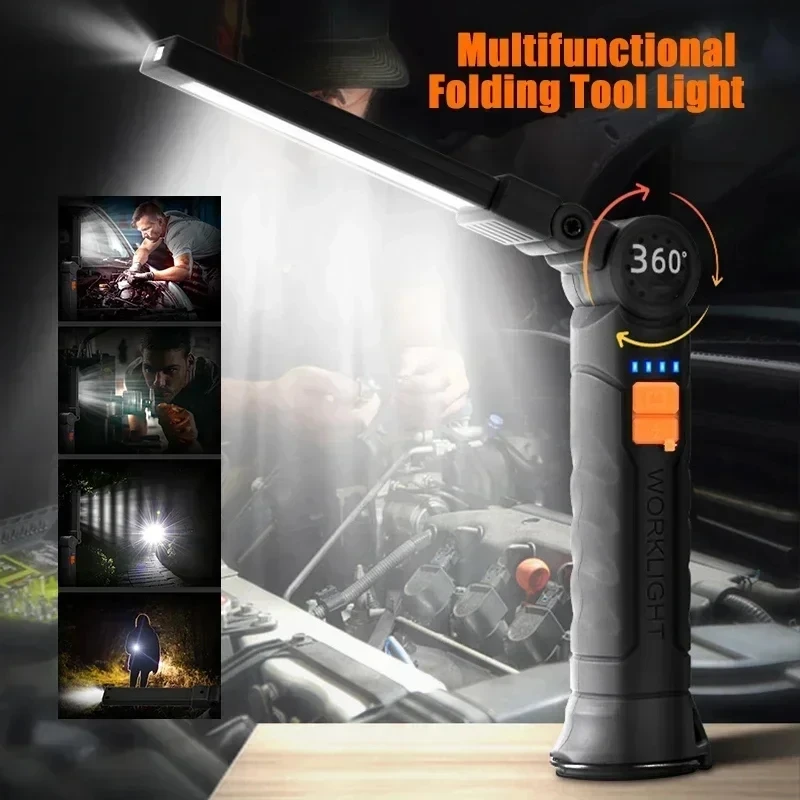 휴대용 COB LED 손전등 USB 충전식 작업등 내장 - Outdoor Camping Lamp 리뷰 및 가격