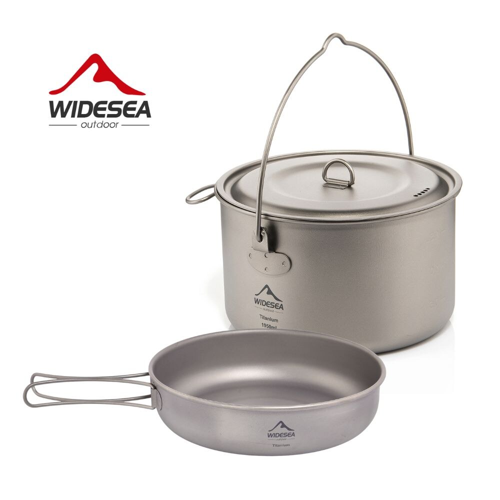 Widesea 캠핑 식기 티타늄 조리기구 세트, 관광  - Outdoor Camping Kitchen Set 리뷰 및 가격