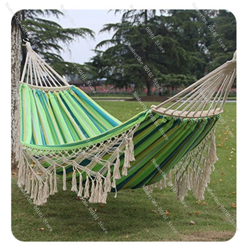 캔버스 더블 해먹, 태슬 장식, 야외 캠핑 스윙, 롤링 - Outdoor Camping Hammock 리뷰 및 가격