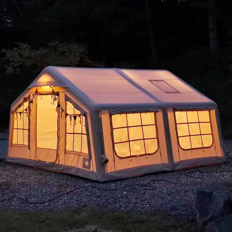 대형 에어 텐트, 방수 야외 가족 캠핑 파티 텐트 (펌 - Outdoor Inflatable Camping Tent With Air Pump 리뷰 및 가격