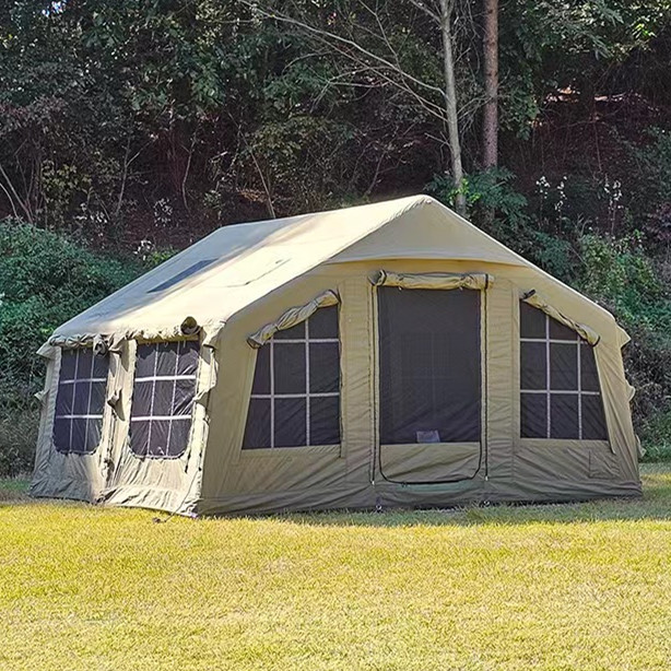 대형 에어 텐트, 방수 야외 가족 캠핑 파티 텐트 (펌 - Outdoor Inflatable Camping Tent With Air Pump 리뷰 및 가격