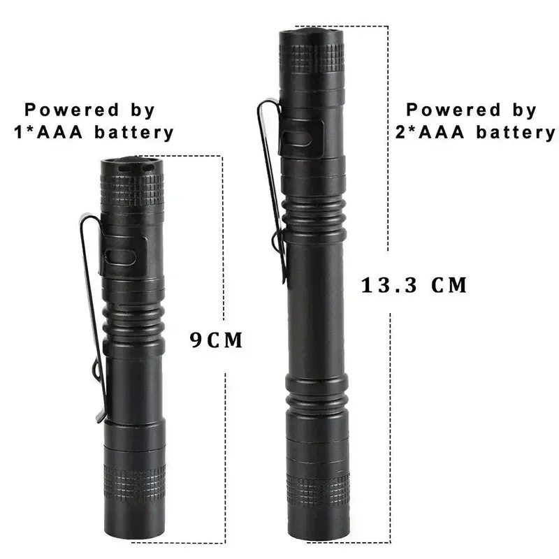 휴대용 미니 LED 펜 플래시라이트 펜 클립 포함 핸드 - Outdoor Camping Lamp 리뷰 및 가격