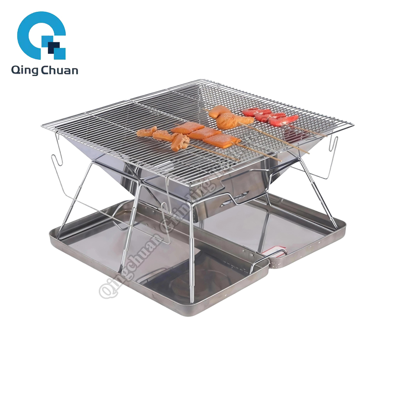 캠핑 그릴 숯불 스토브 접이식 스테인리스 화덕 그릴 야 - Outdoor Camping Fire Pit 리뷰 및 가격