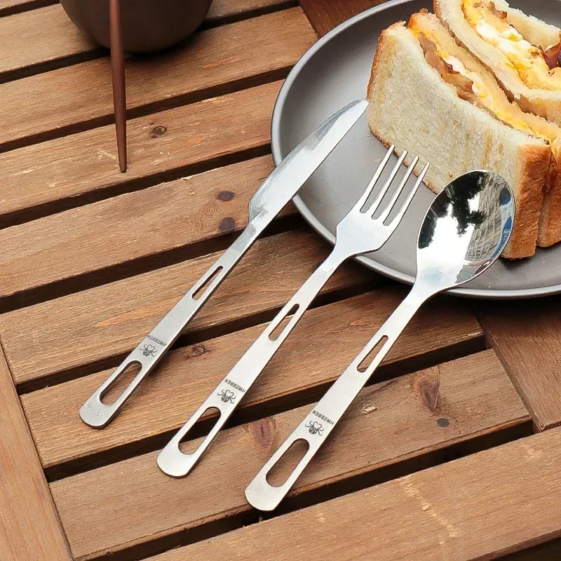 HWZBBEN 티타늄 포크 스푼 나이프 세트, 야외 피 - Outdoor Camping Kitchen Set 리뷰 및 가격