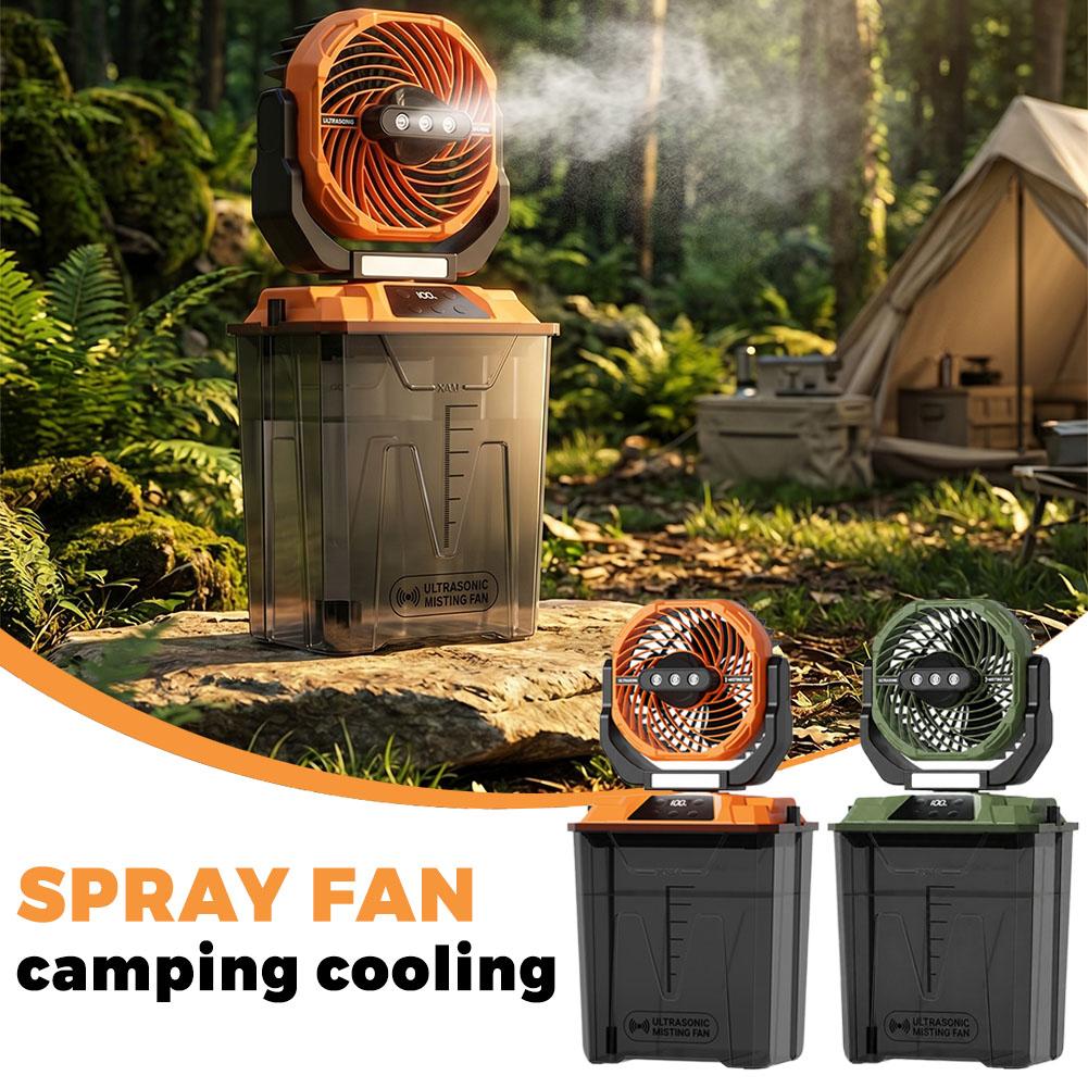 새로운 야외 미스트 팬 캠핑용 냉각 휴대용 팬 텐트 조 - Outdoor Camping Fans 리뷰 및 가격