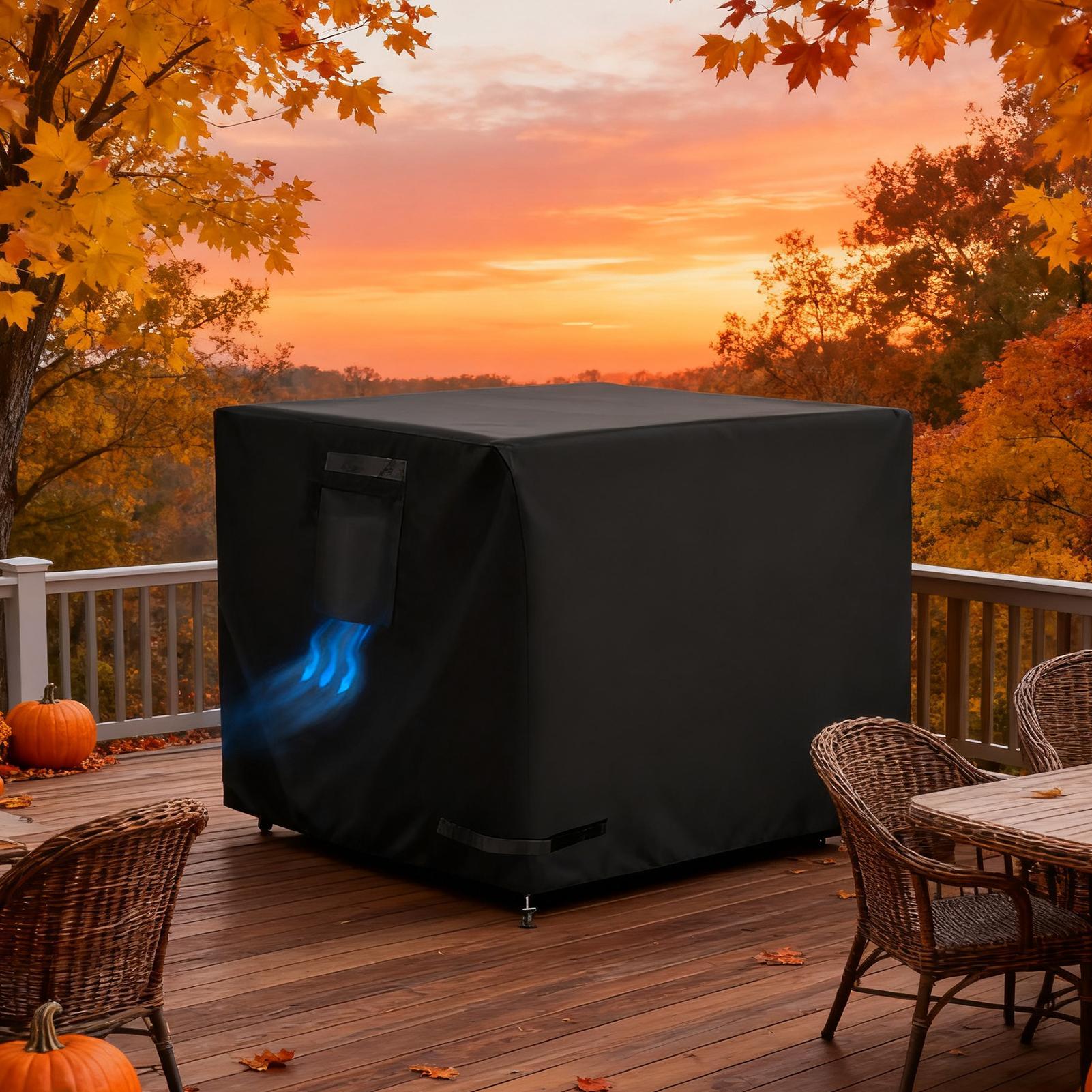 화로 덮개 사각형 30인치 방수 보호막 파티오, 현관, - Outdoor Camping Fire Pit 리뷰 및 가격