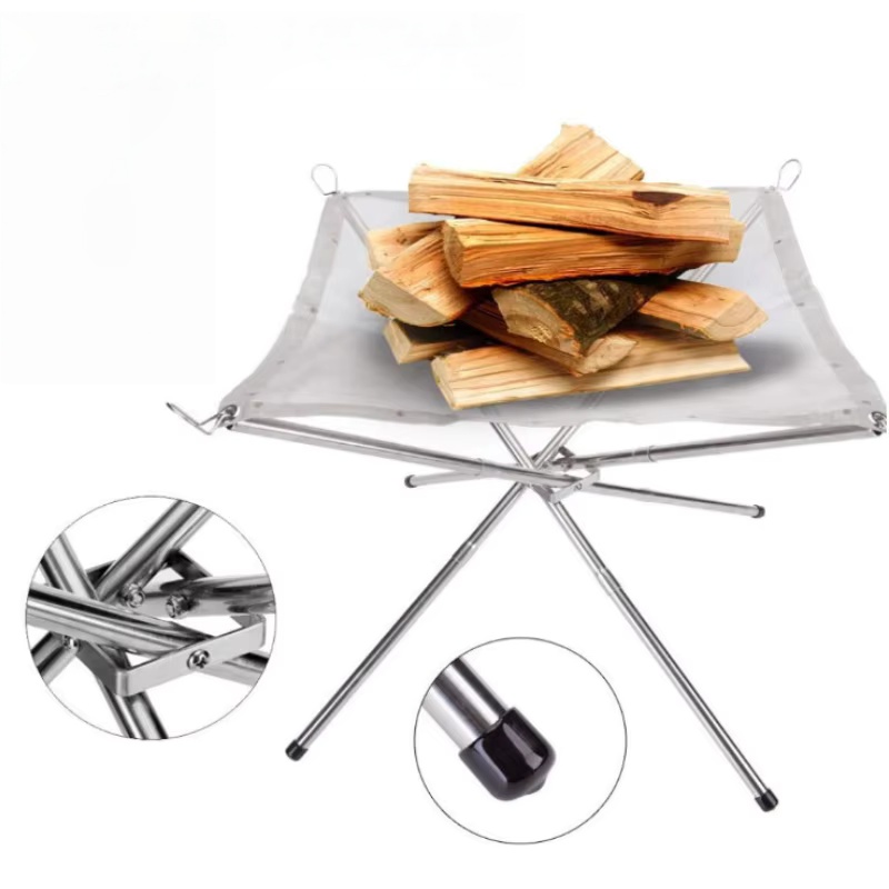 야외 바베큐 모닥불 랙 휴대용 캠핑 화덕 그릴 스테인리 - Outdoor Camping Fire Pit 리뷰 및 가격