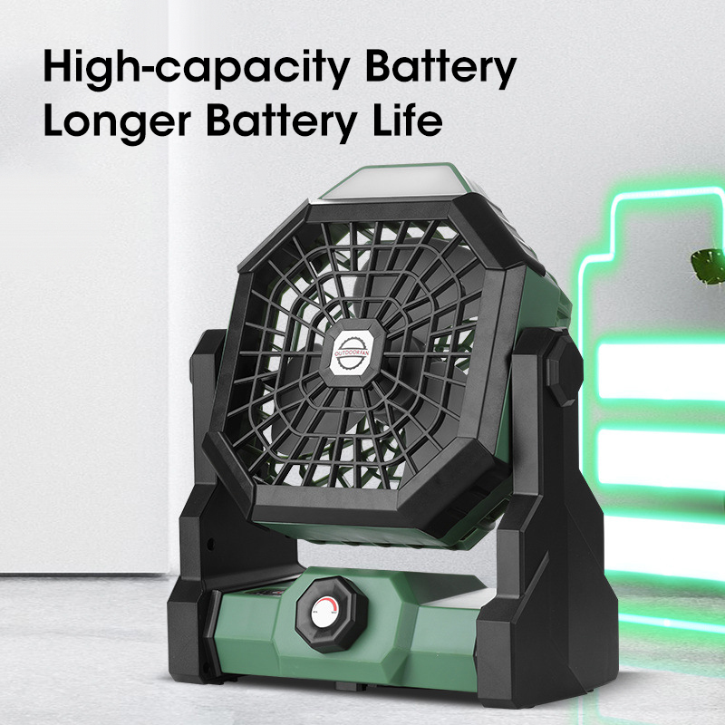 LED 랜턴과 10000mAh 캠핑 팬 휴대용 배터리  - Outdoor Camping Fans 리뷰 및 가격