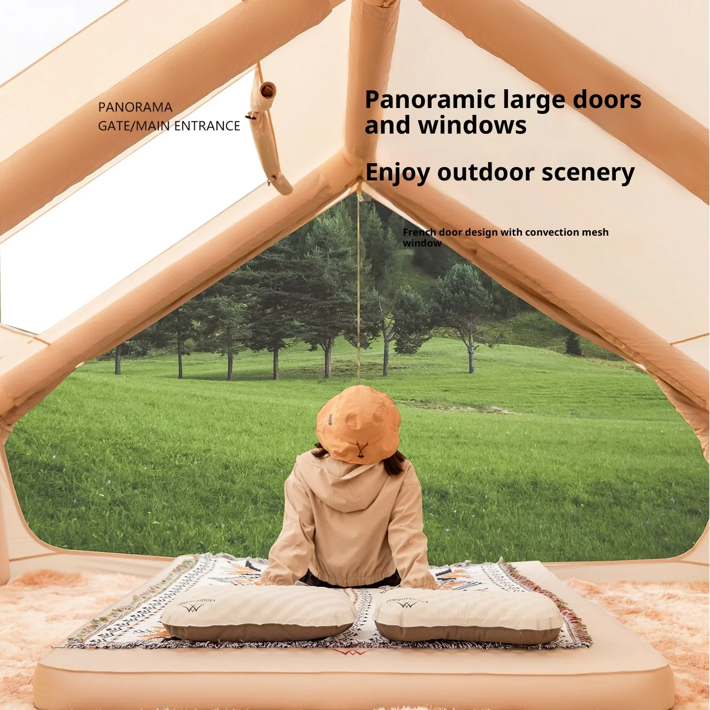 마운틴하이커 야외 캠핑용 풍선 텐트 휴대용 접이식 완전 - Outdoor Inflatable Camping Tent With Air Pump 리뷰 및 가격