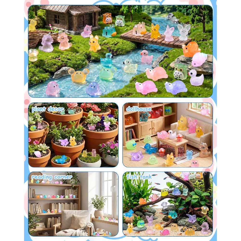 3팩 12개입 야광 미니 동물 미스터리 블라인드 백,  - Outdoor Camping Items 리뷰 및 가격