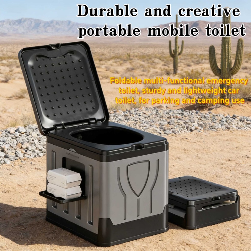 휴대용 자동차 접이식 변기 정글 캠핑 비상용품 자동차  - Outdoor Camping Toilet 리뷰 및 가격