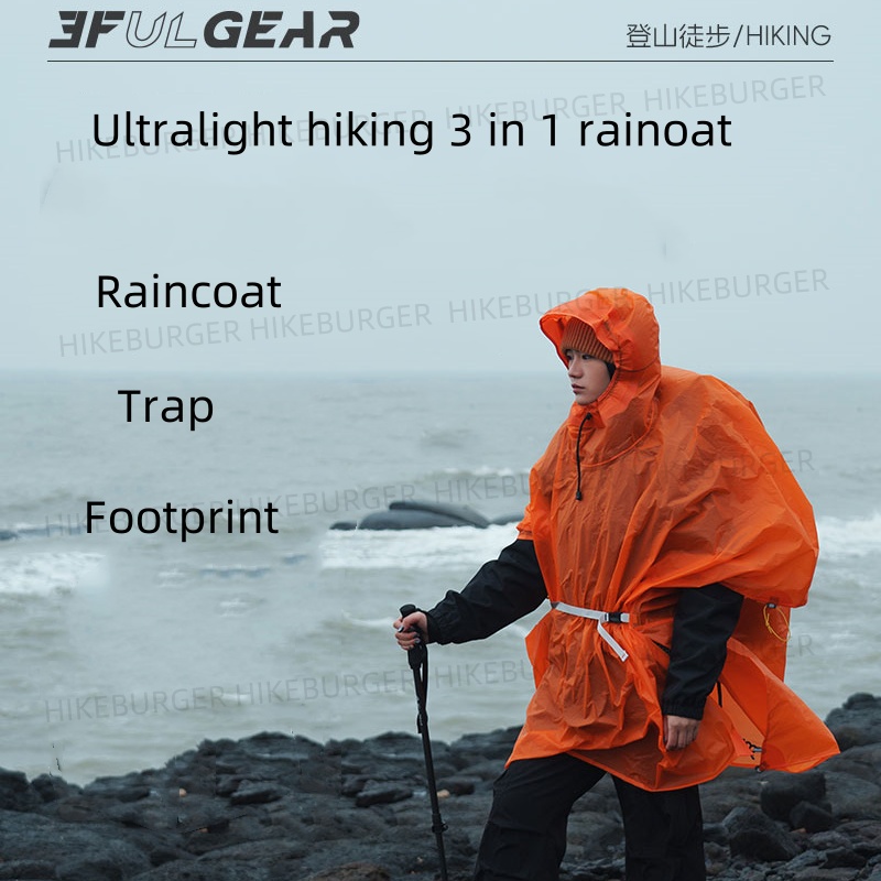 3F UL GEAR 3 In1 레인 판초 야외 캠핑 레 - Camping Rain Poncho 리뷰 및 가격