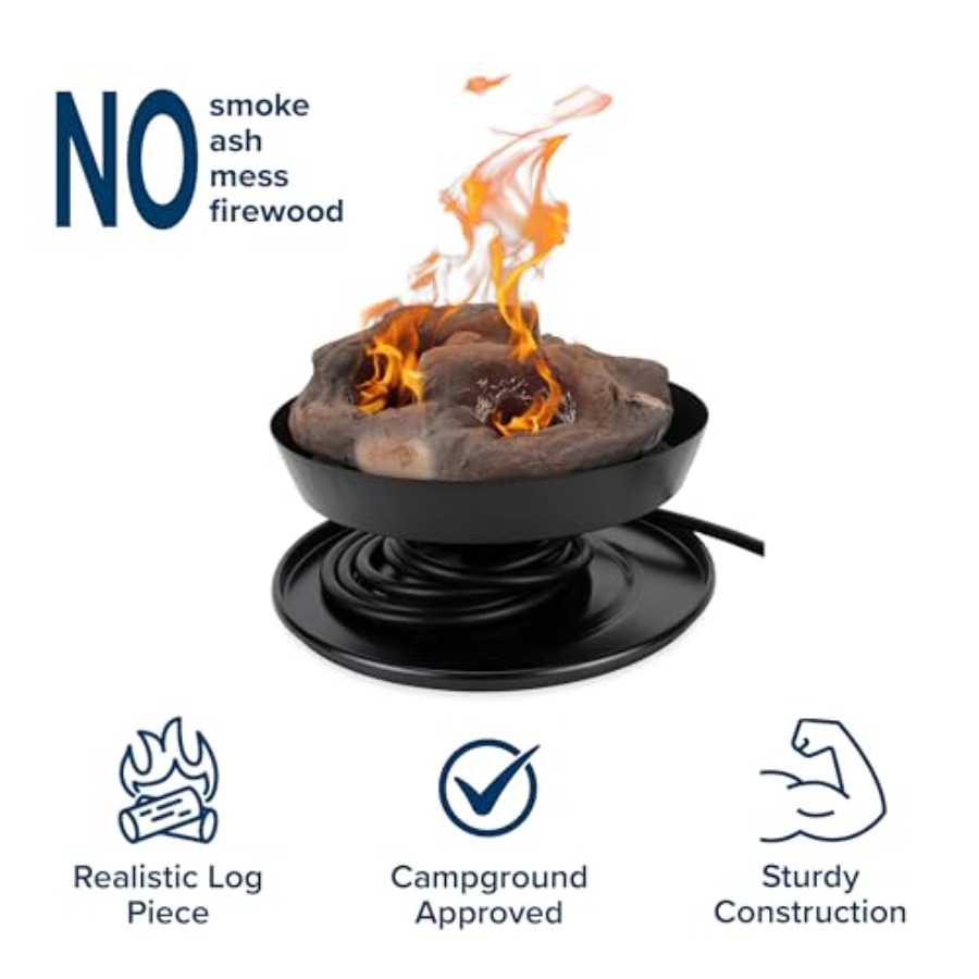 캠핑, 야외 모임, 파티오용 휴대용 야외 프로판 히터  - Outdoor Camping Fire Pit 리뷰 및 가격
