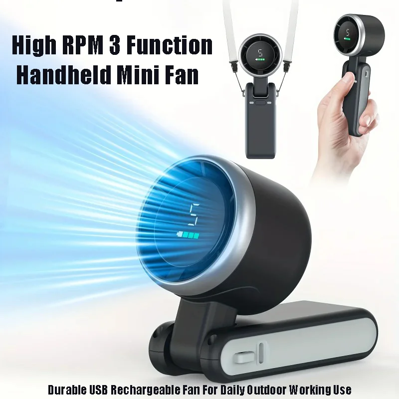 5단 속도 조절 미니 팬 3가지 목적 휴대용 USB 고 - Outdoor Camping Fans 리뷰 및 가격