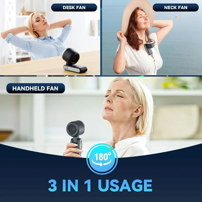 5단 속도 조절 미니 팬 3가지 목적 휴대용 USB 고 - Outdoor Camping Fans 리뷰 및 가격