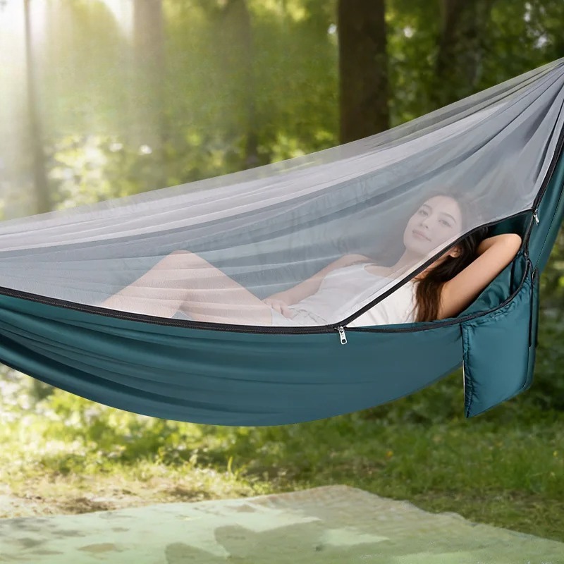 모기장이 있는 경량 캠핑 해먹 270x140cm 야외  - Outdoor Camping Hammock 리뷰 및 가격