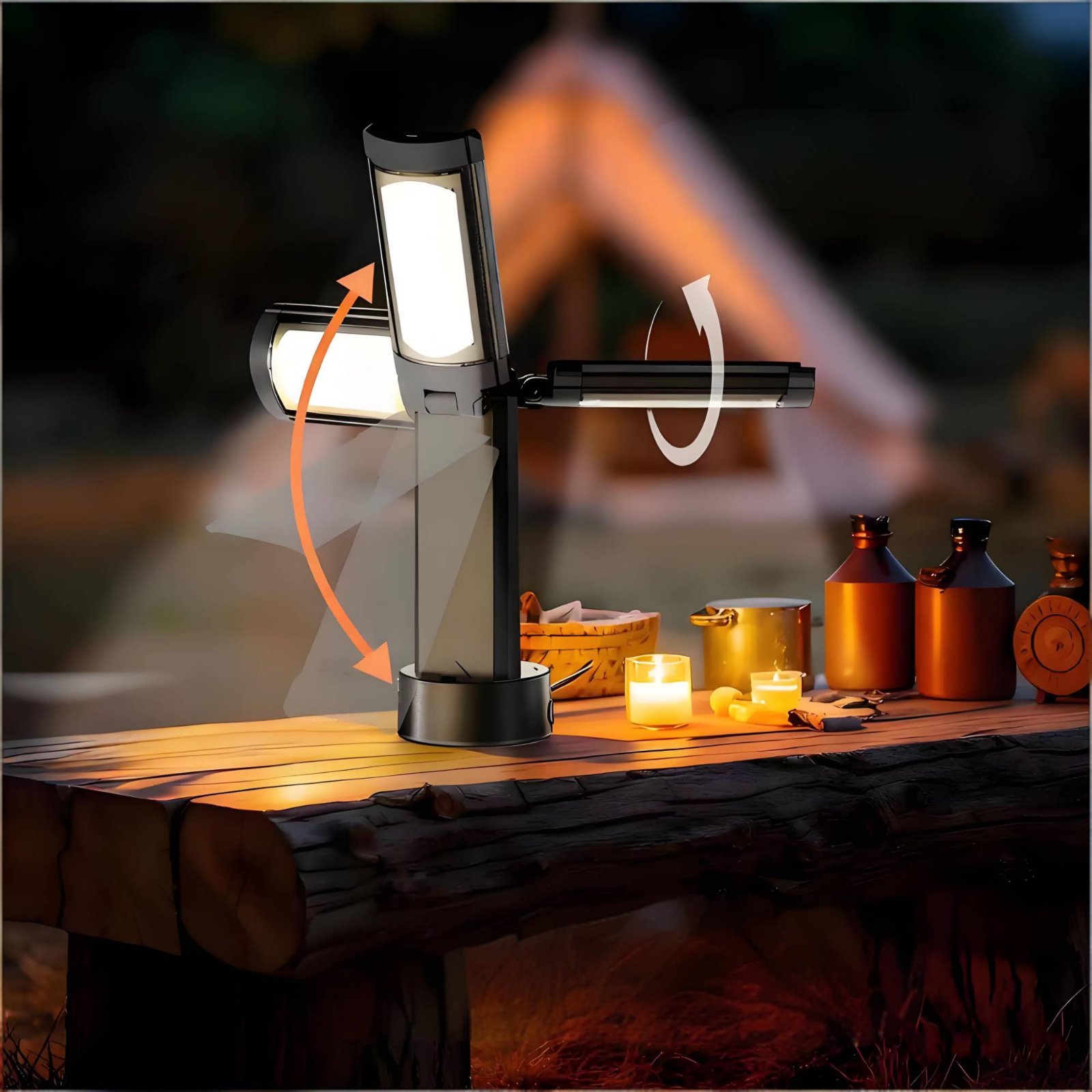 텔레스코픽 텐트 램프 높이 조절 가능 휴대용 캠핑 램프 - Outdoor Camping Lamp 리뷰 및 가격