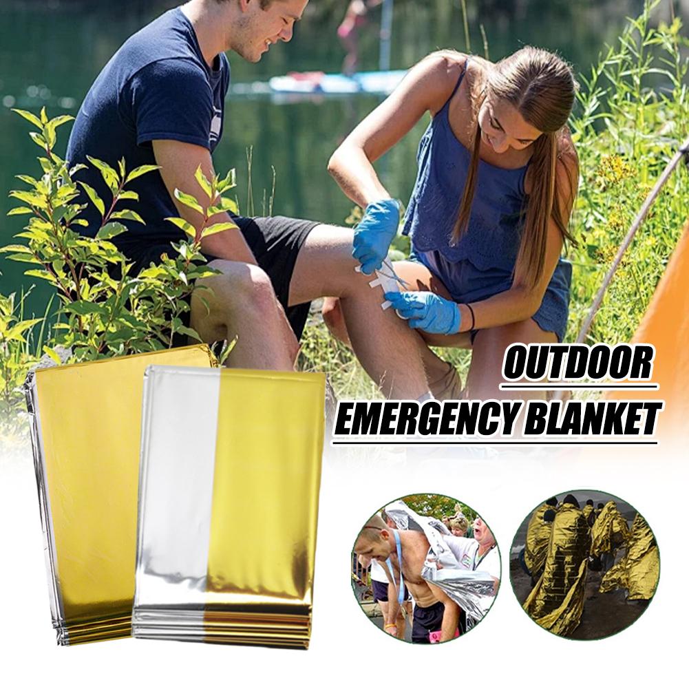 저체온증 구조 응급처치 캠프용 포일 마일라 생명구조 보 - Outdoor Camping Heated Blanket 리뷰 및 가격