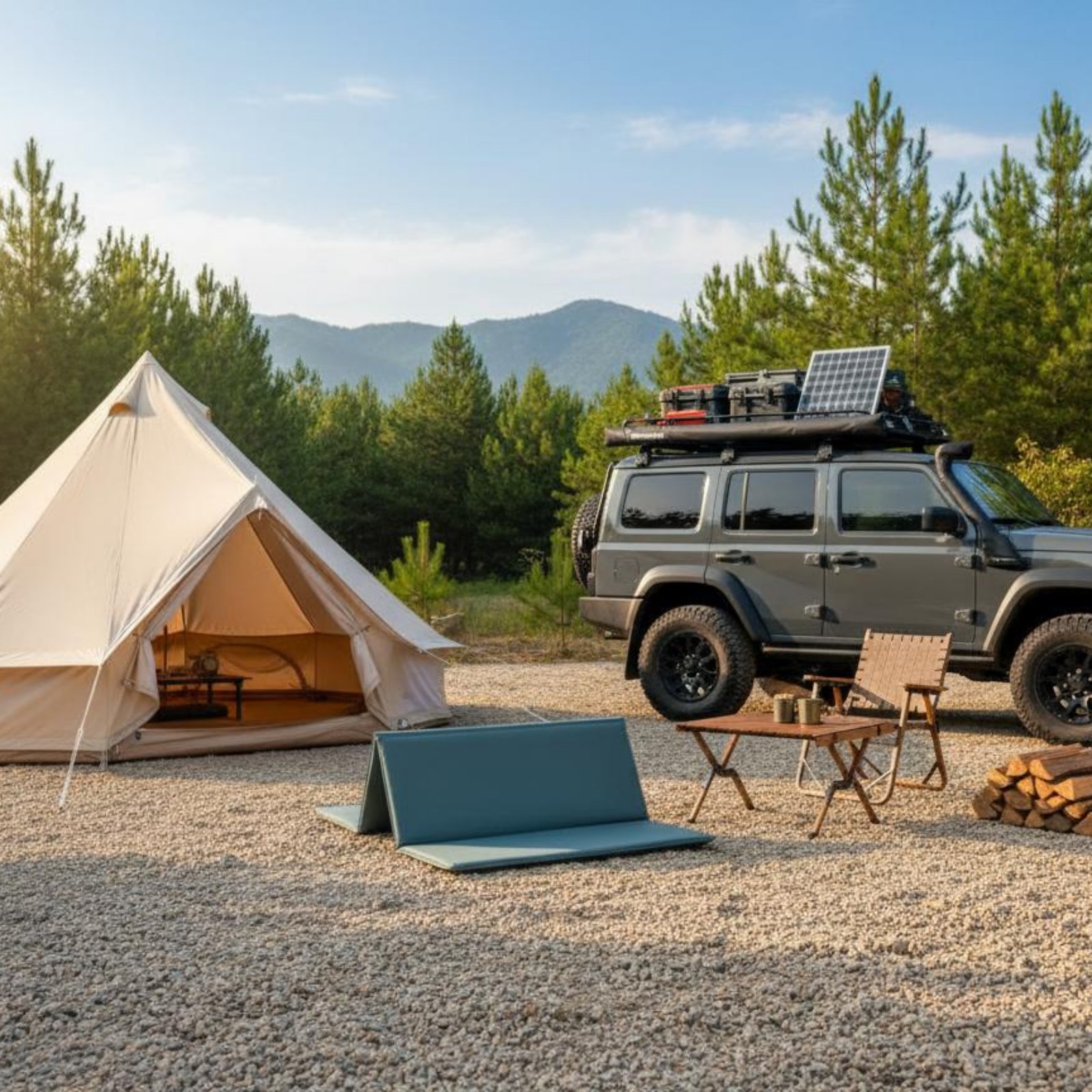 캠핑 캐리어 바닥 패드 패딩 처리된 접이식 웨건 매트  - Outdoor Camping Mat 리뷰 및 가격