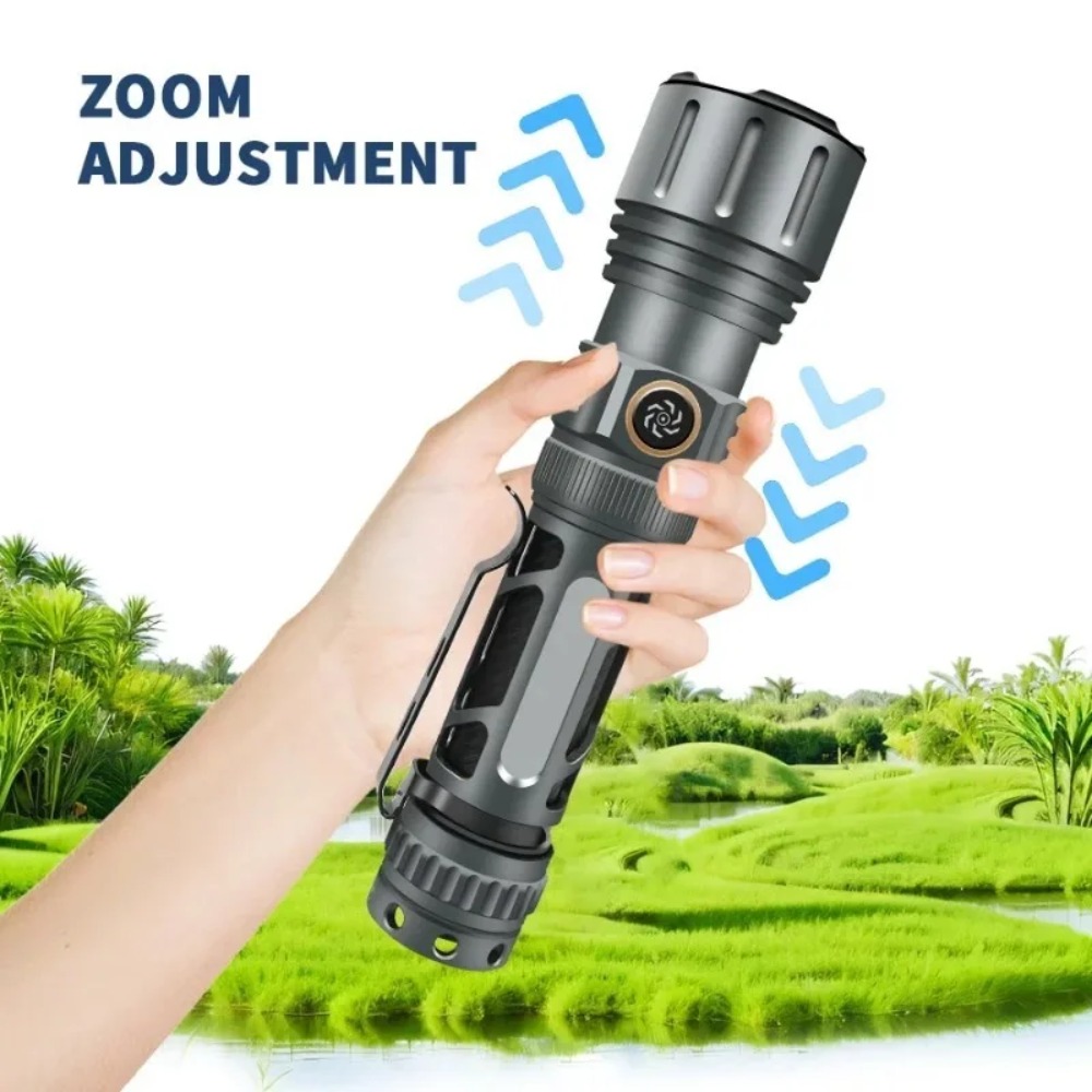 슈퍼 밝은 손전등 휴대용 충전식 LED 램프 전술 캠핑 - Outdoor Camping Lamp 리뷰 및 가격